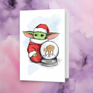 Grogu 'Baby Yoda' Christmas Card
