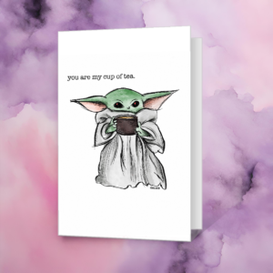 Grogu "Baby Yoda" Valentines Day Card
