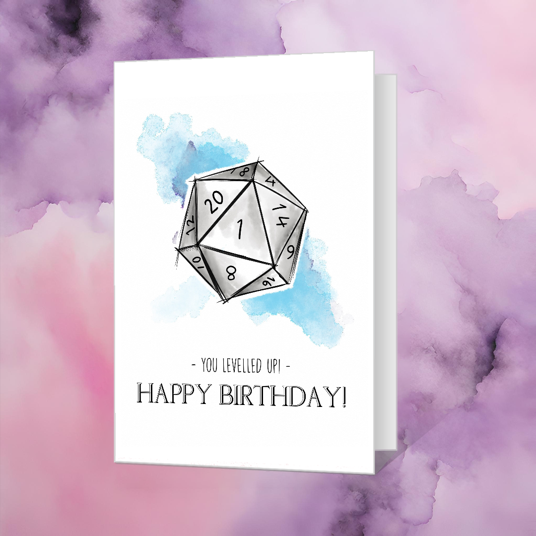Dungeons & Dragons Birthday Card