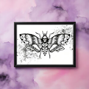 Death Moth Print