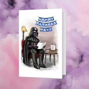 Darth Vader Father's Day Card