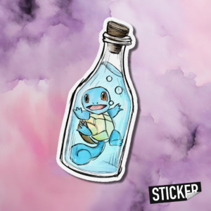 Squirtle (in a bottle) Sticker