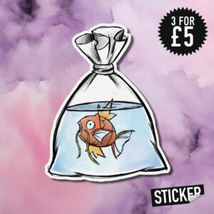 Magikarp in Bag Sticker