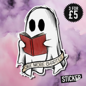 "One More Chapter" Ghost Sticker