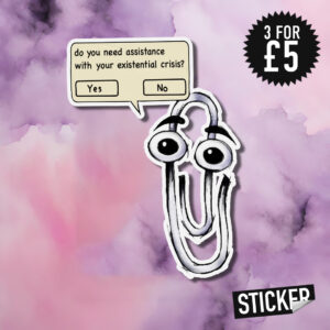 Clippy Sticker (Holographic)