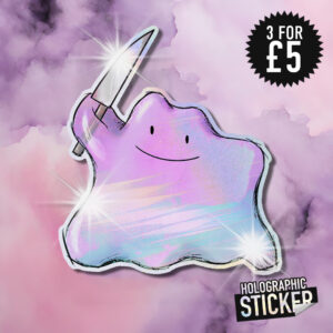 Ditto with Knife (Holographic Shine)