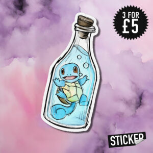 Squirtle (in a bottle) Sticker